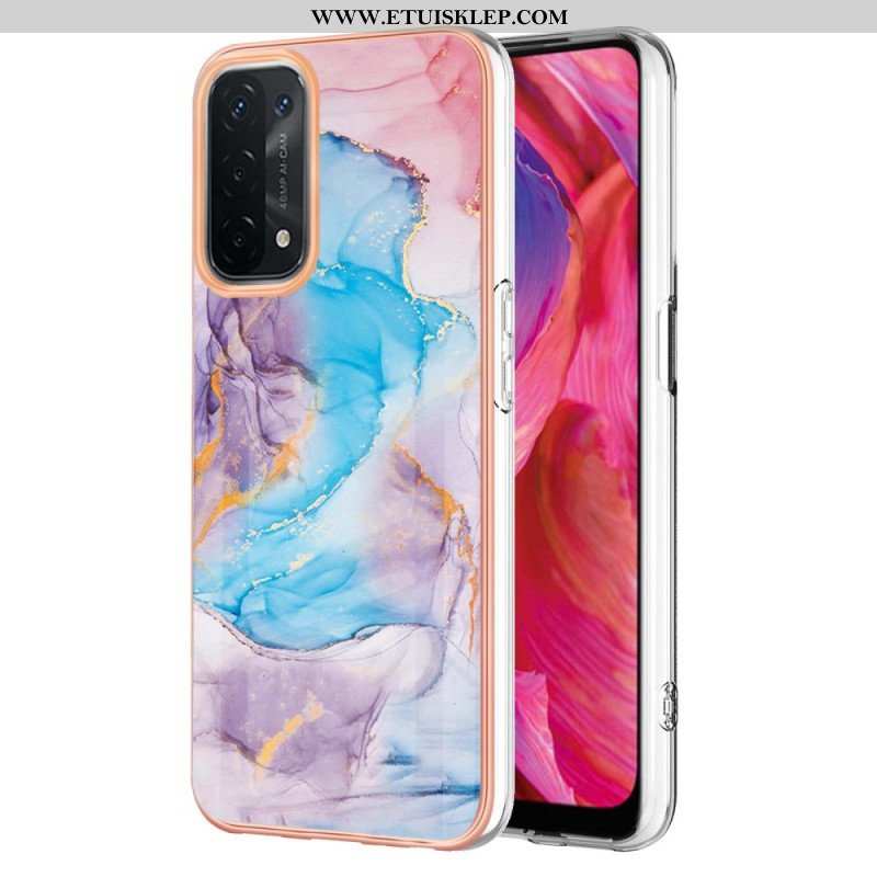 Etui do Oppo A54 5G / A74 5G Marmur